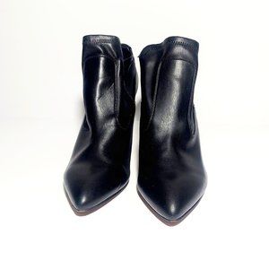 Franco Sarto Criton Black Ankle Boots Heel